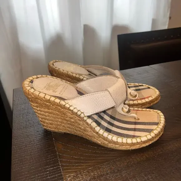 Burberry sandals wedges platform women 5 (35) - Picture 1 of 12